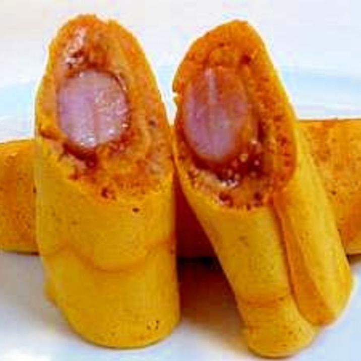 卵焼き器で ウィンナーのホットケーキロール レシピ 作り方 By ぽんぽんぷー 楽天レシピ 卵焼き器で ウィンナーのホットケーキロール レシピ 作り方 By ぽんぽんぷー 楽天レシピ